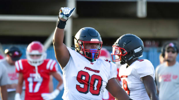 Lakota West Kings football scrimmage Michael Noyes 61